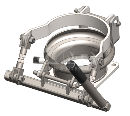 QUICK ATTACHER WITH 6'' L TYPE FEMALE WITHOUT VALVE ( SHORT STYLE )